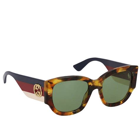 gucci crystal sunglasses green|green Gucci sunglasses women.